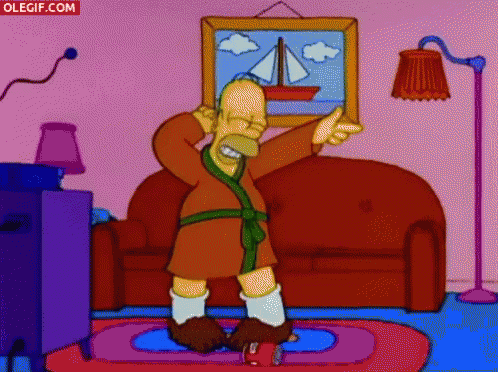 jomer simpson bailando